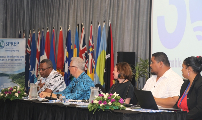 The side event at the SPREP 31st Meeting on Tuesday.