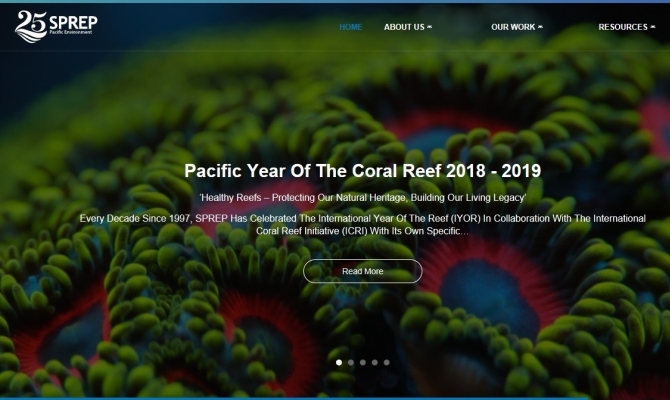 New website for SPREP