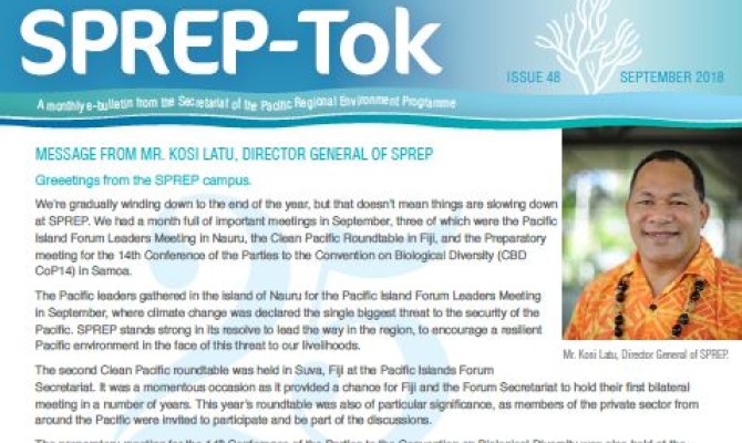 SPREP-Tok September