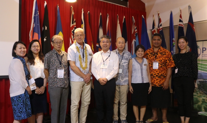 JICA J-PRISM II Team and SPREP Staff at the side event