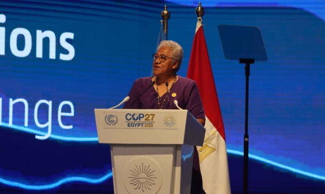 Prime Minister Fiame Naomi Mata'afa 