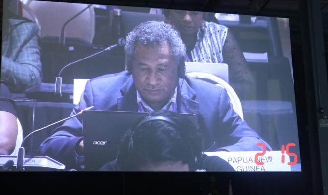 Mr Veari Kula, Papua New Guinea’s Conservation and Environment Protection Authority (CEPA) Infrastructure Utilities and Convention Branch Manager