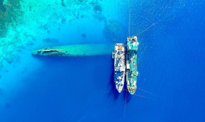 U.S. Navy Photo by Leighahn Ferrari, Chief Mate, U.S. Naval Ship Salvor