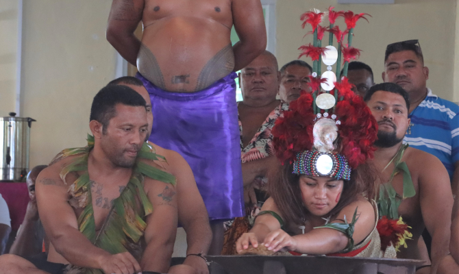 A cultural welcome for workshop participants.