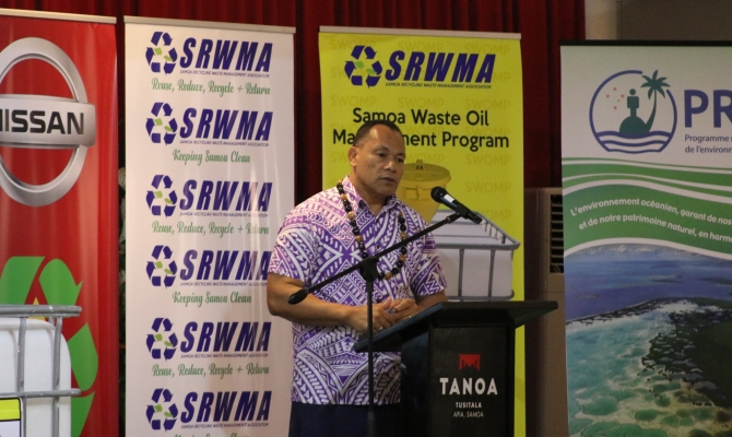 SPREP Director General, Kosi Latu.