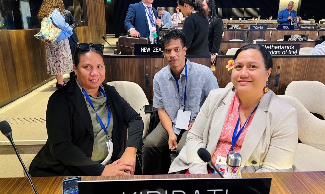 kiribati delegation