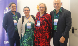 The Cook Islands delegation at INC1.