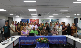 Participants at the sustainable tourism development training at SPREP