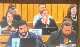 Tongan delegates at the meeting in London.