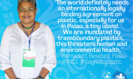 Bernadette Besebes of Palau 