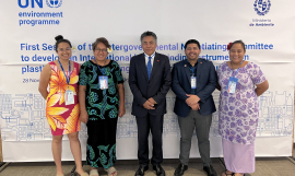 The Samoan delegation