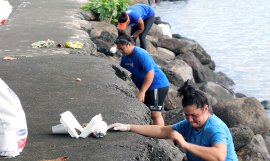 Rubbish clean up