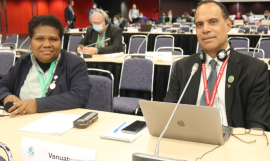 Vanuatu Minister Ralph Regenvanu 