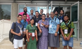 GIS conference participants from SPREP Member countries 