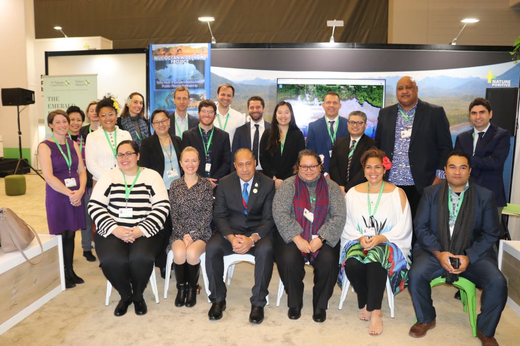 At the Niue side event