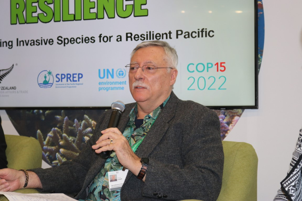 Mr Stuart Chape, Director IOE SPREP 
