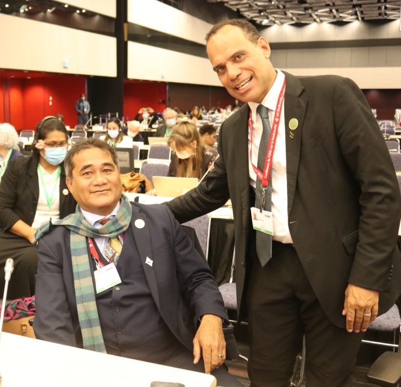 Vanuatu and Samoa Ministers