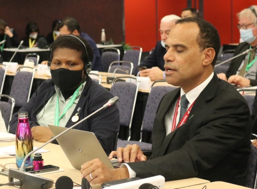 Vanuatu delivers statement at COP15