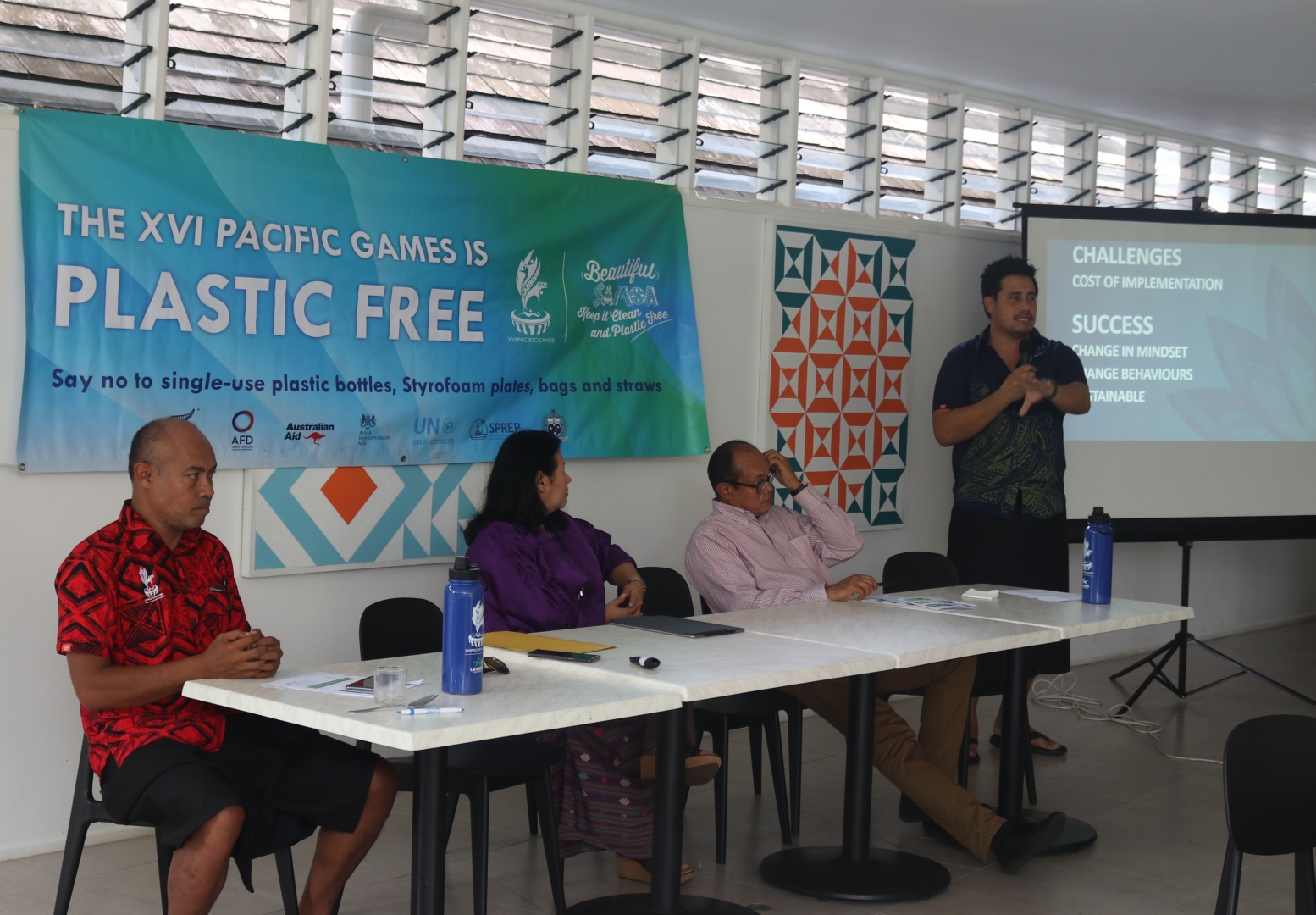 Panellists of the Greening of the Games side event